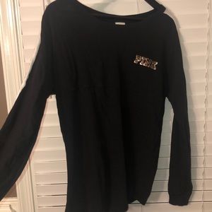 PINK long sleeve crew sweatshirt